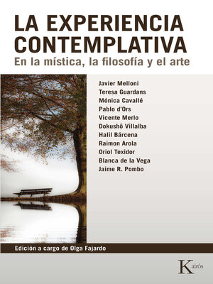 cover image of La experiencia contemplativa